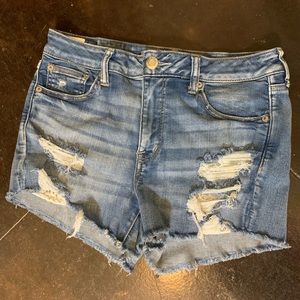 American Eagle high-rise shortie shorts
